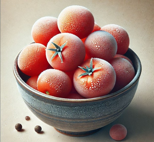 frozen-tomatoes-in-a-bowl