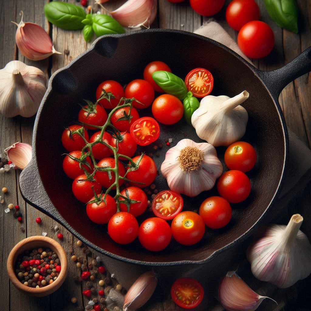 cooking cherry tomatoes