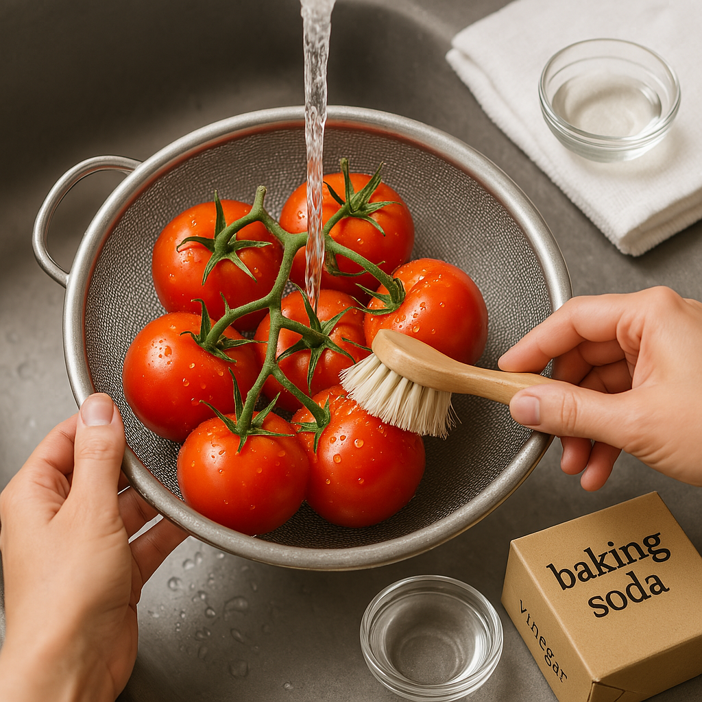 washing-tomatoes