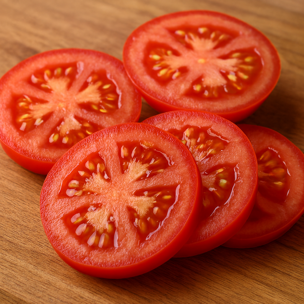 sliced tomatoes