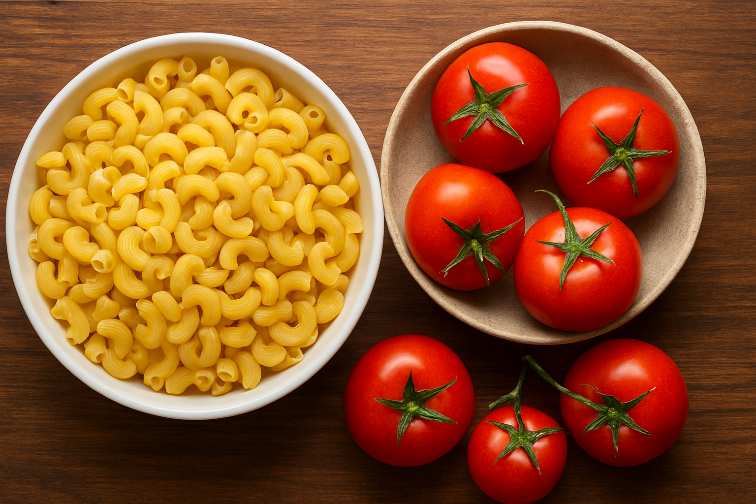 tomatoes and pasta
