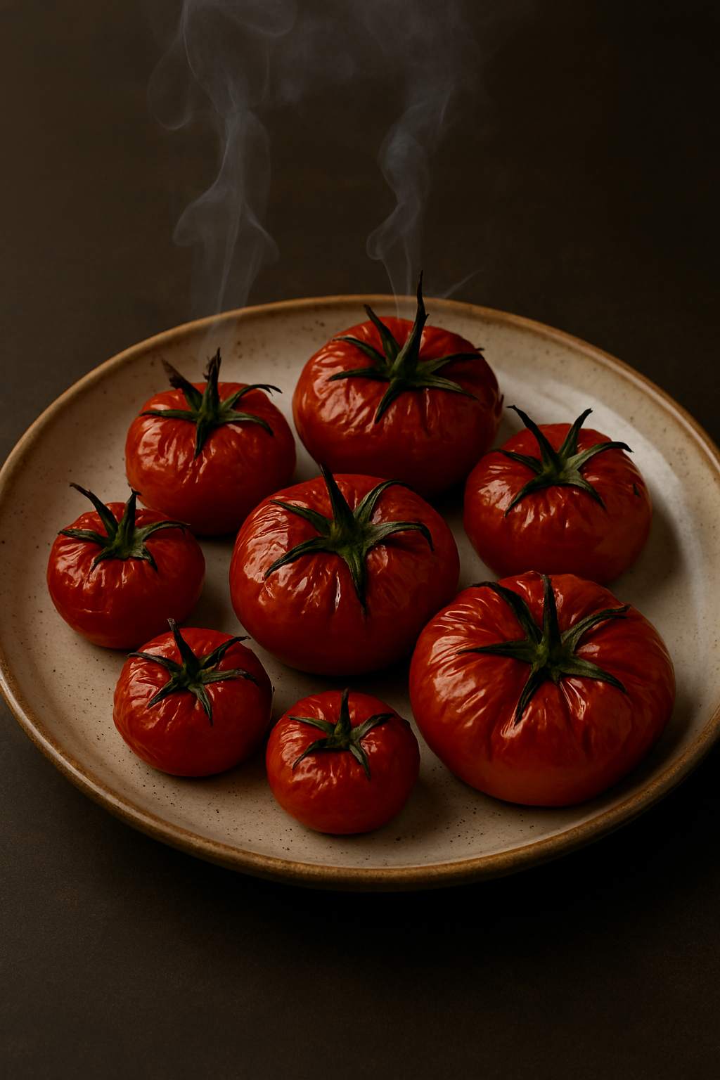 a-plate-of-smoked-tomatoes