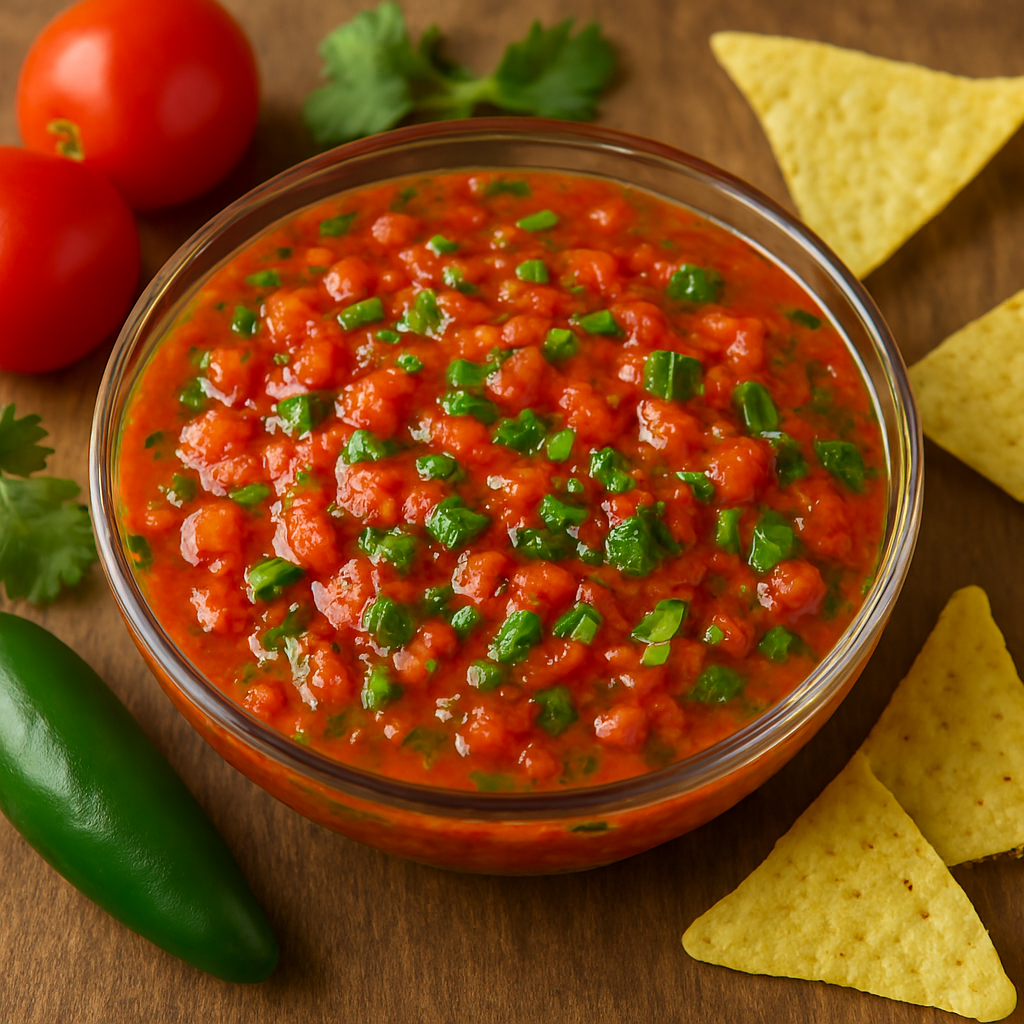 smashed tomato salsa