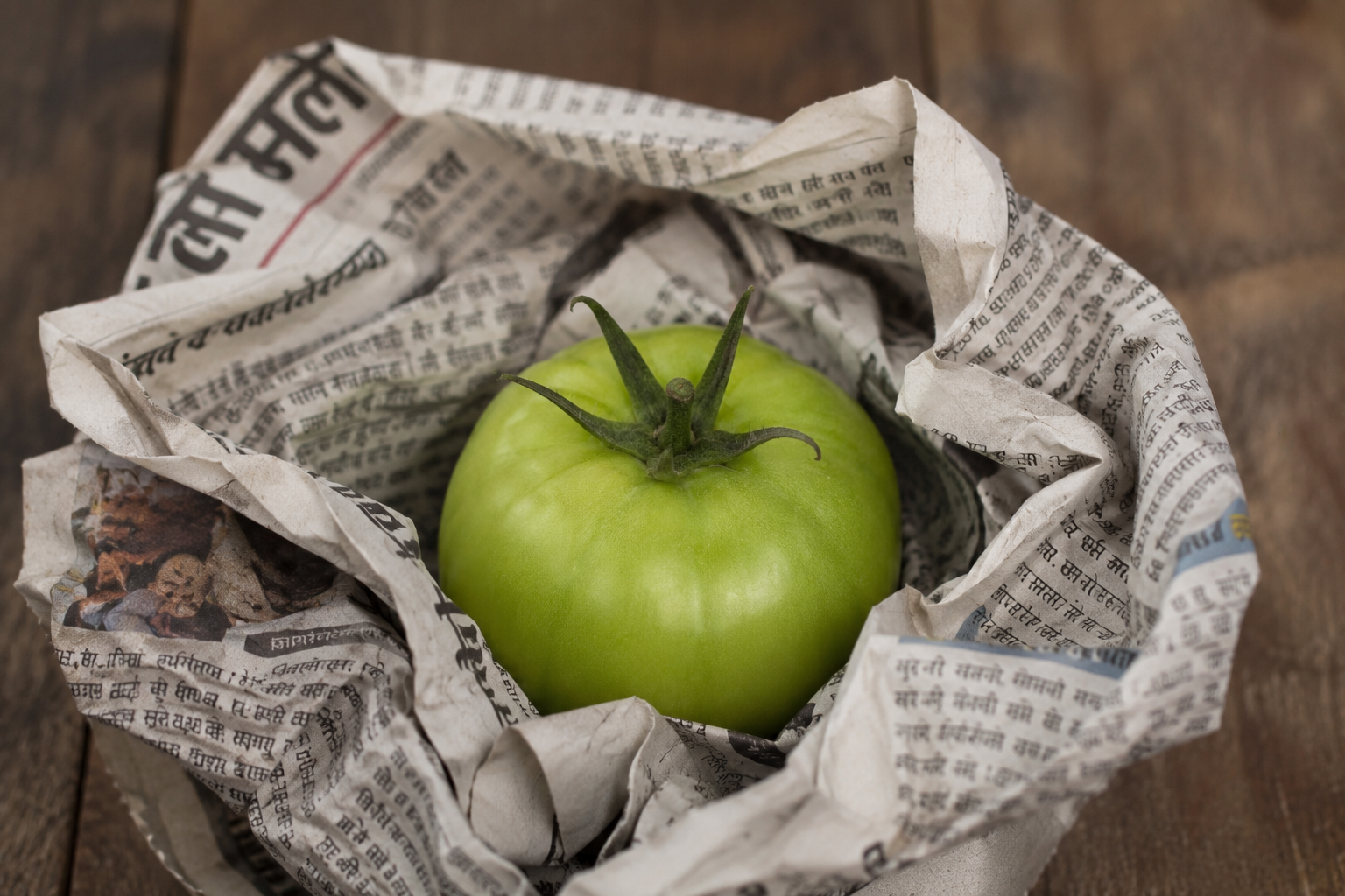 tomato-in-newspaper