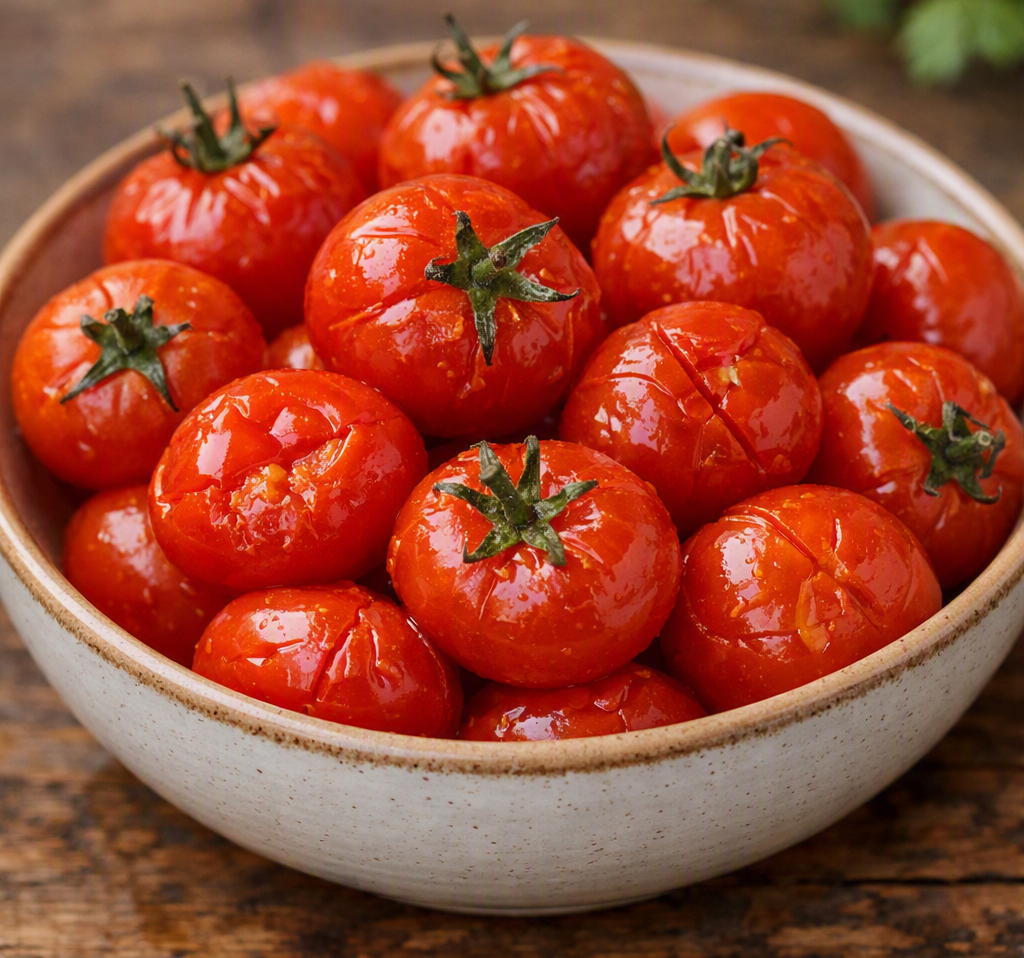 overripe cherry tomatoes